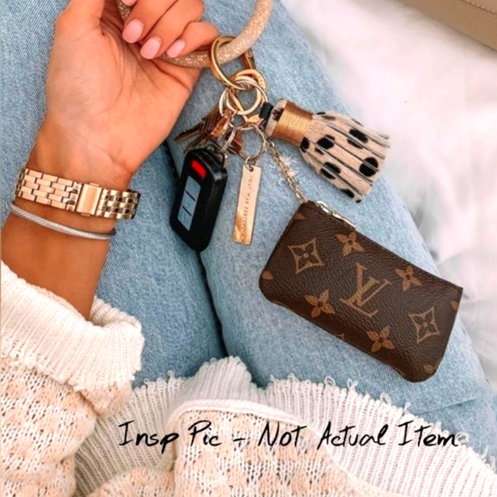 Louis Vuitton Brown Monogram Key Pouch